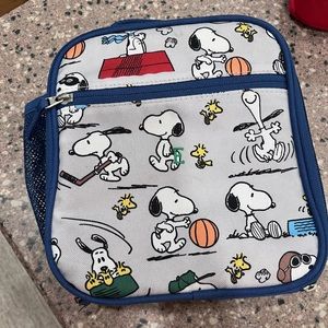 Pottery Barn Kids Snoopy Lunchbox with E Monogram